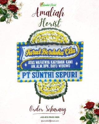 Papan Bunga Duka di Kentengsari